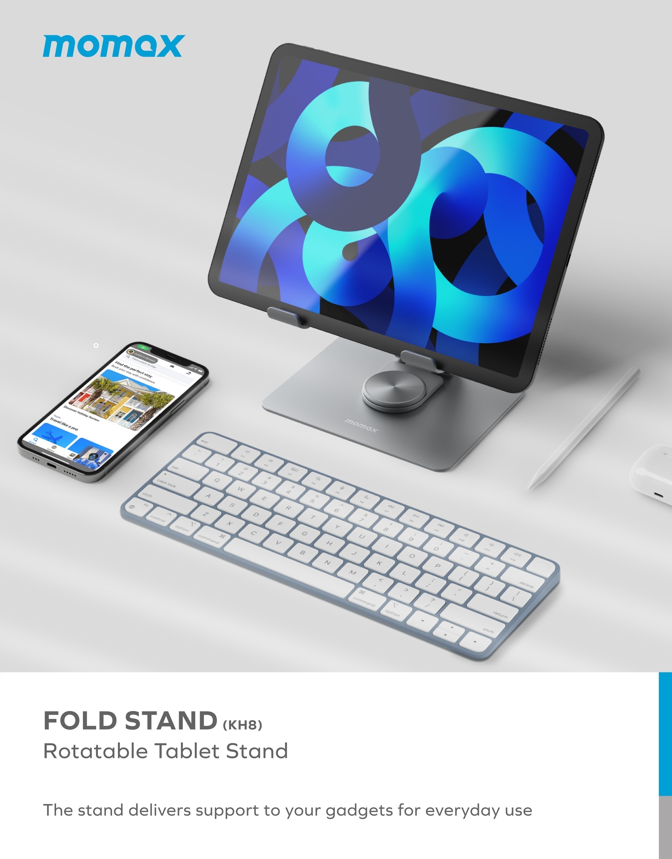 Fold Stand Rotating Tablet Stand