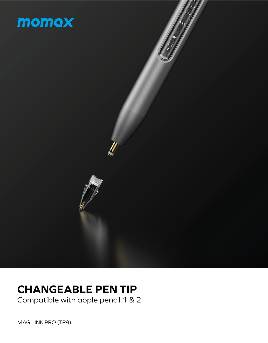 Mag.Link Magnetic Charging Active Stylus Pen for iPad