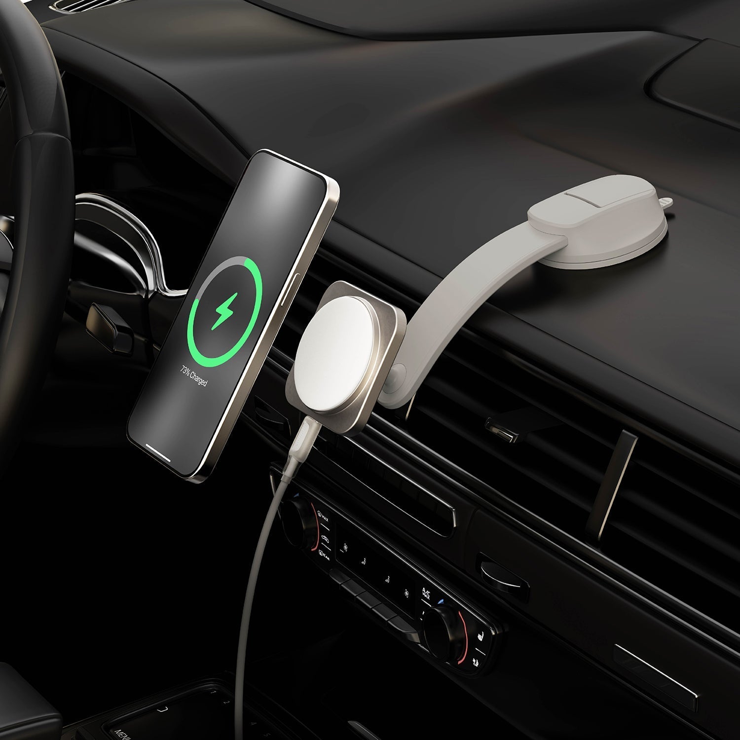 Q2.Mag Magnetic Wireless Charging Car Mount 15W