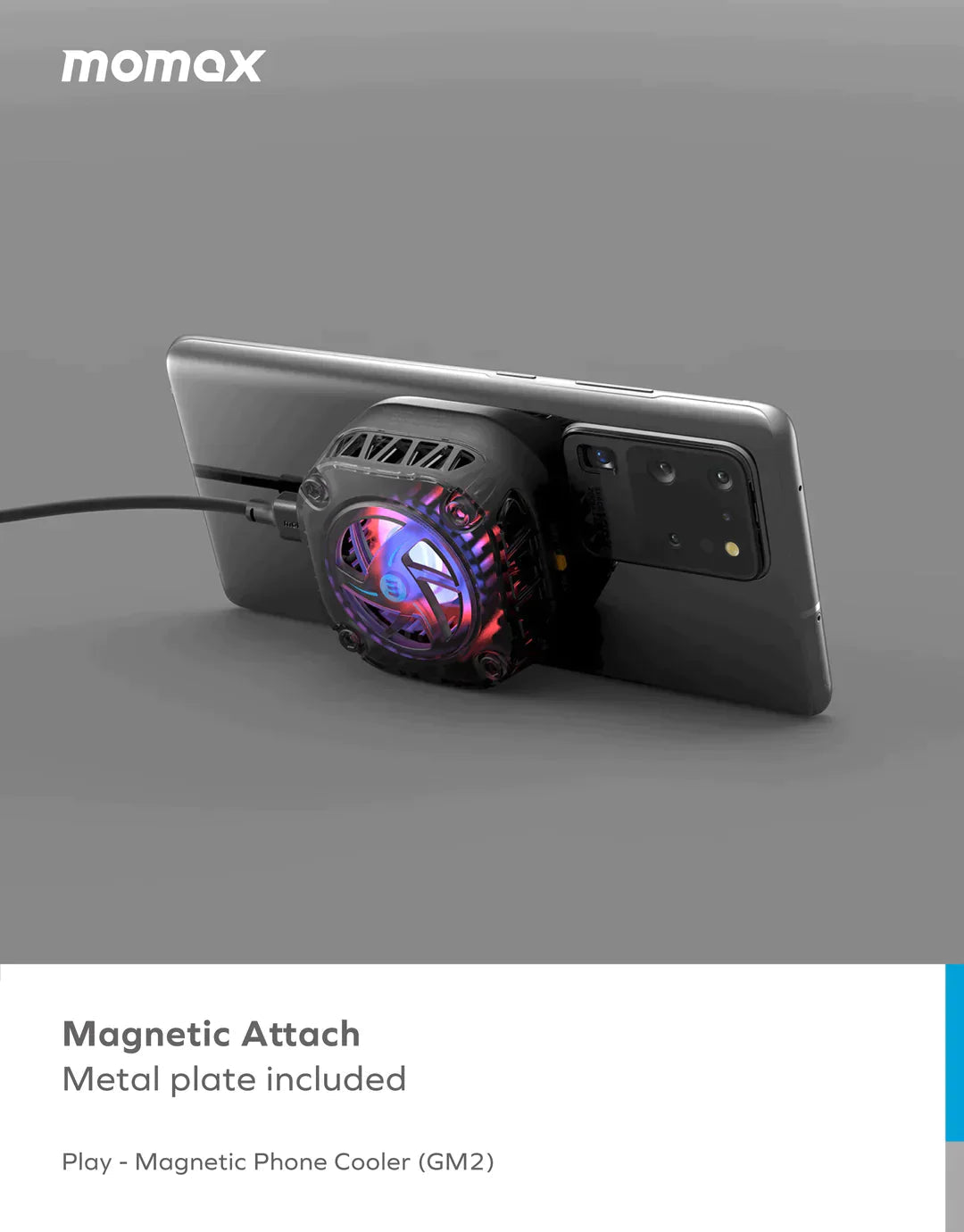 Play RGB Magnetic Phone Cooler