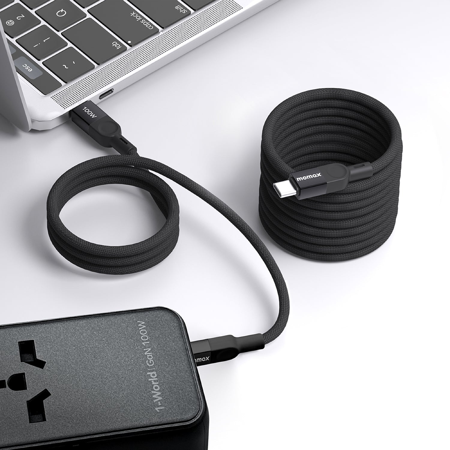 Mag.Link Magnetic USB-C to USB-C Cable 100W Up to 2m