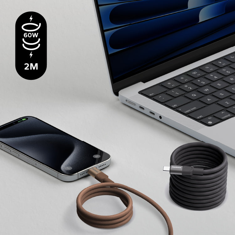 Mag.Link Magnetic USB-C to USB-C Cable 60W 2m