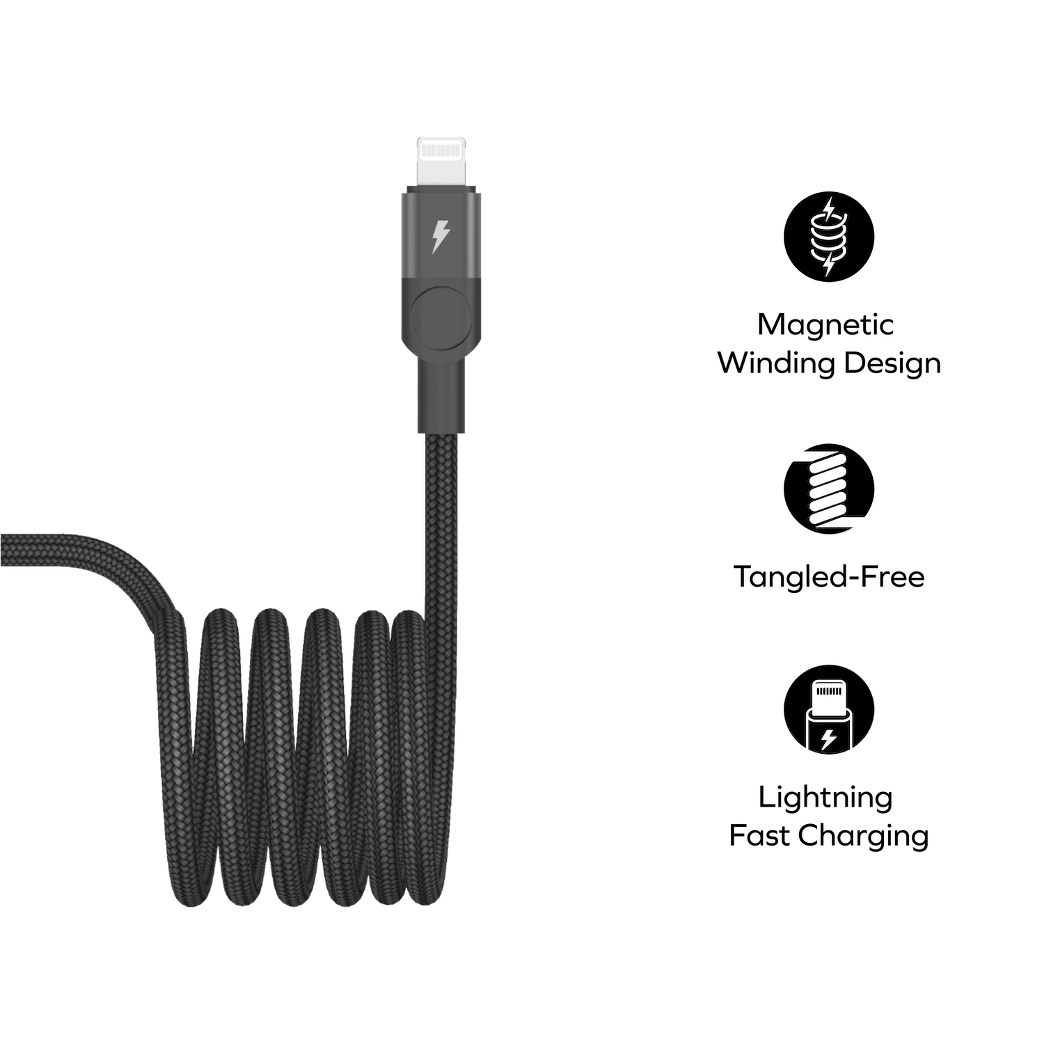 Mag.Link Magnetic USB-C to Lightning Cable 60W Up to 2m