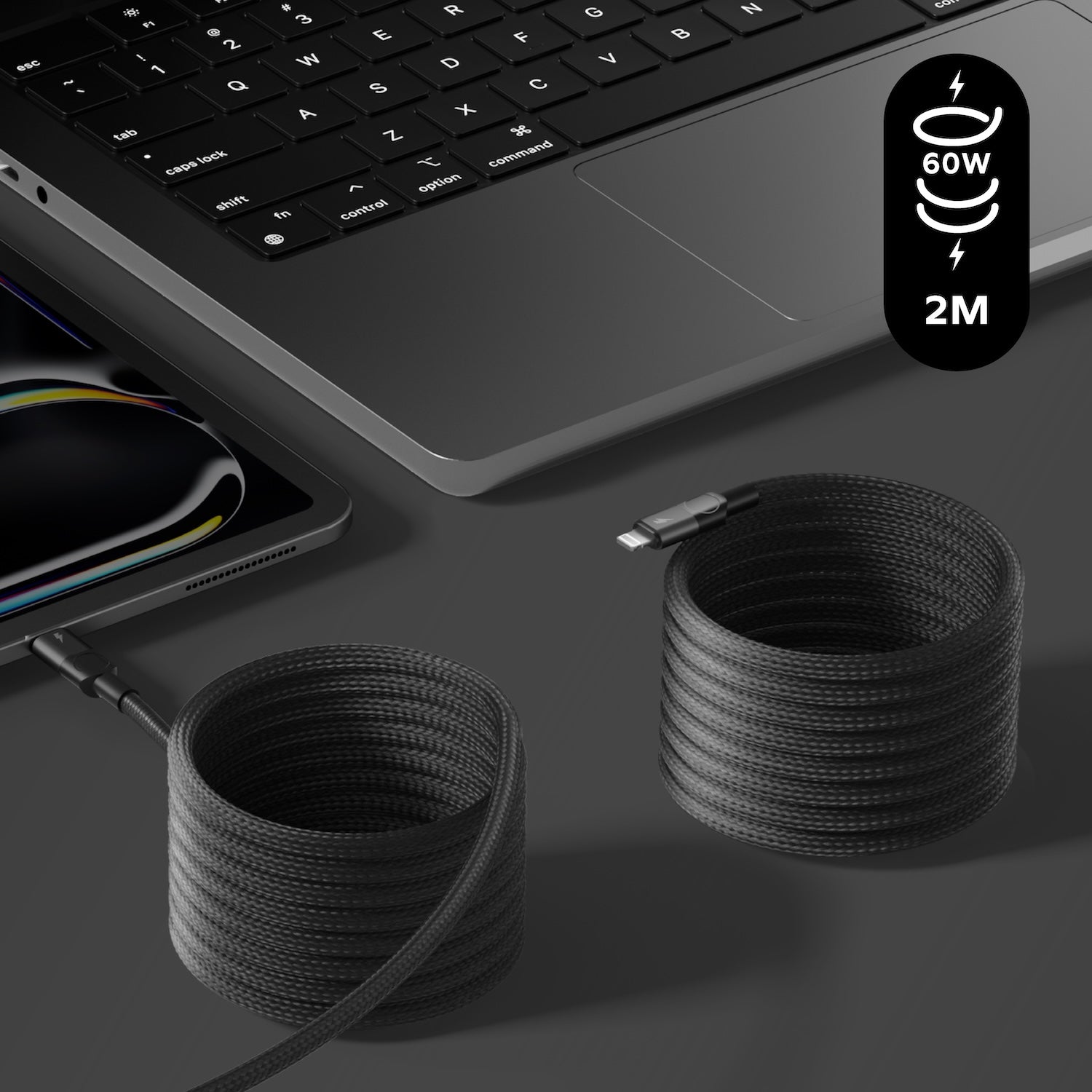 Mag.Link Magnetic USB-C to Lightning Cable 60W Up to 2m