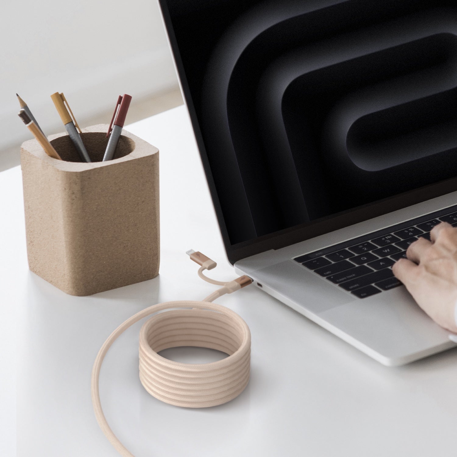 Mag.Link Duo Magnetic USB-C to USB-C & Lightning Cable 60W Up to 2m