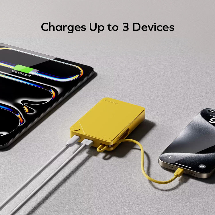 1-Power X Power Bank 10000mAh With Built-in USB-C Cable