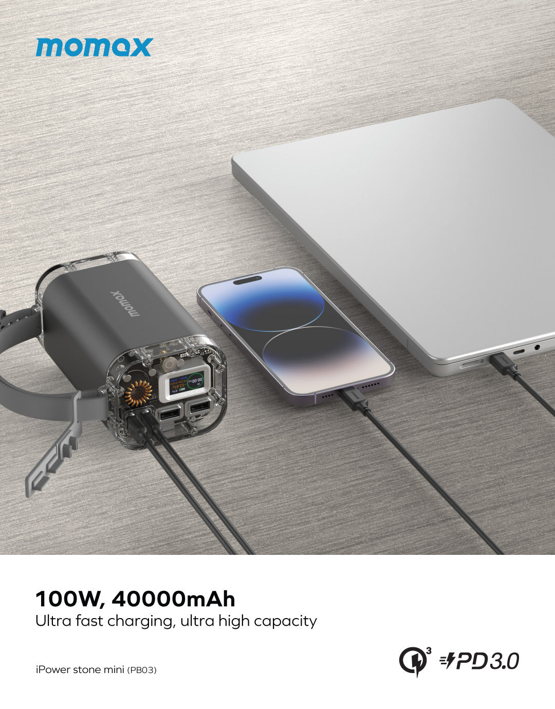 iPower Stone Mini Outdoor Power Station 40000mAh