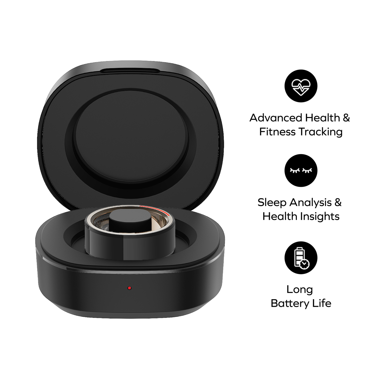 1-Sense Active Multi-Functional Health Tracking Smart Ring