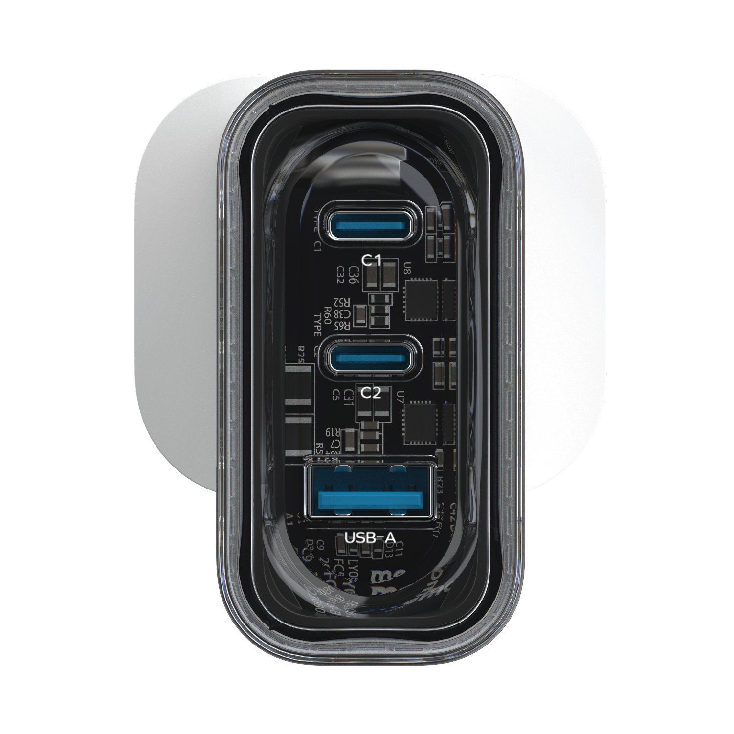1-Charge Flow - 2 Port GaN Charger (80W)