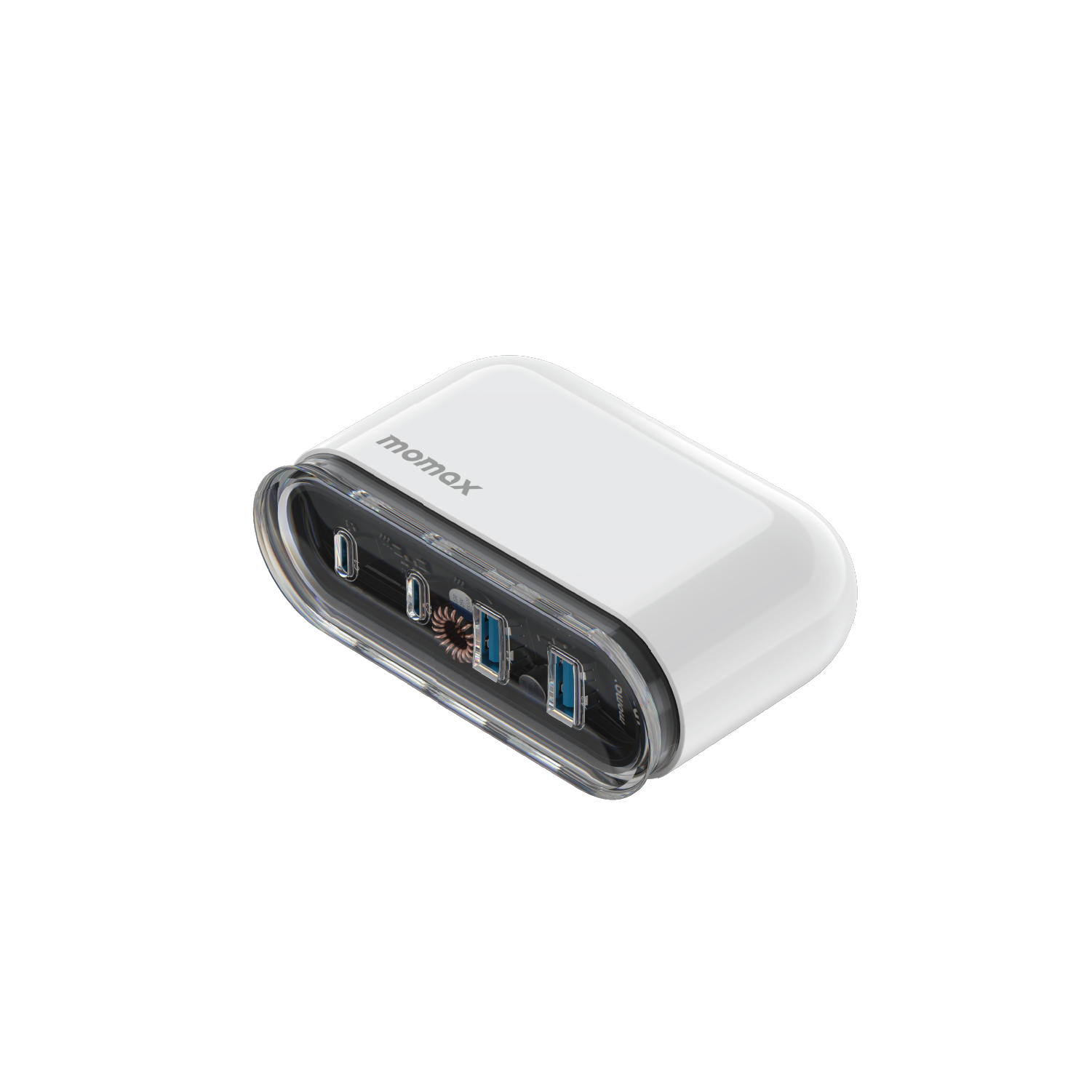 1-Charge Flow 4-Port GaN Charger 80W