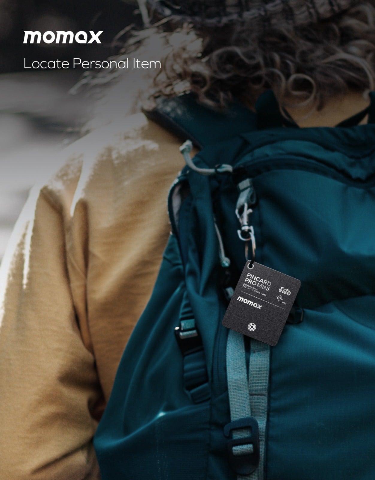 PinCard Pro Mini Rechargeable Find My Tracker