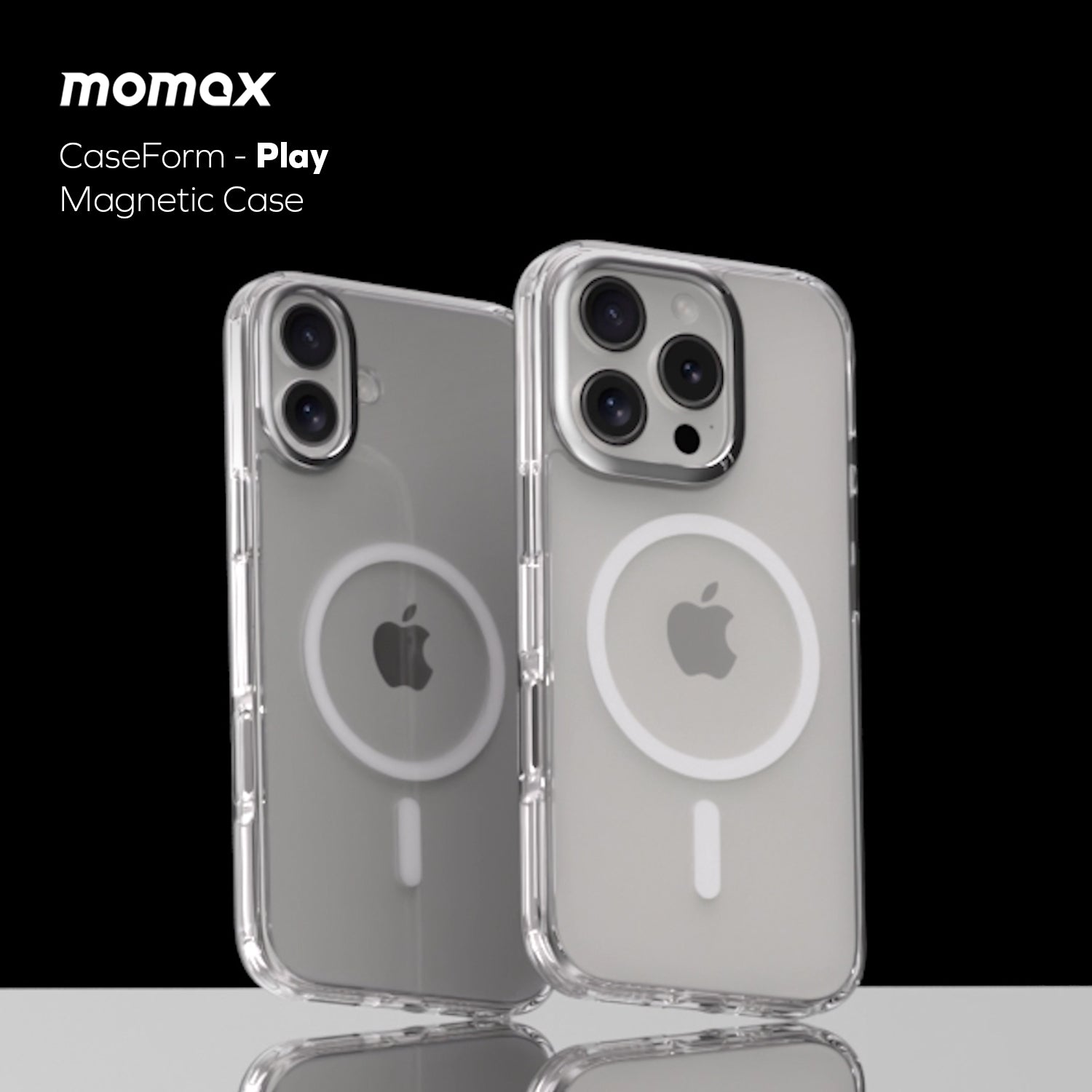 CaseForm Play iPhone 16 Clear Case With MagSafe